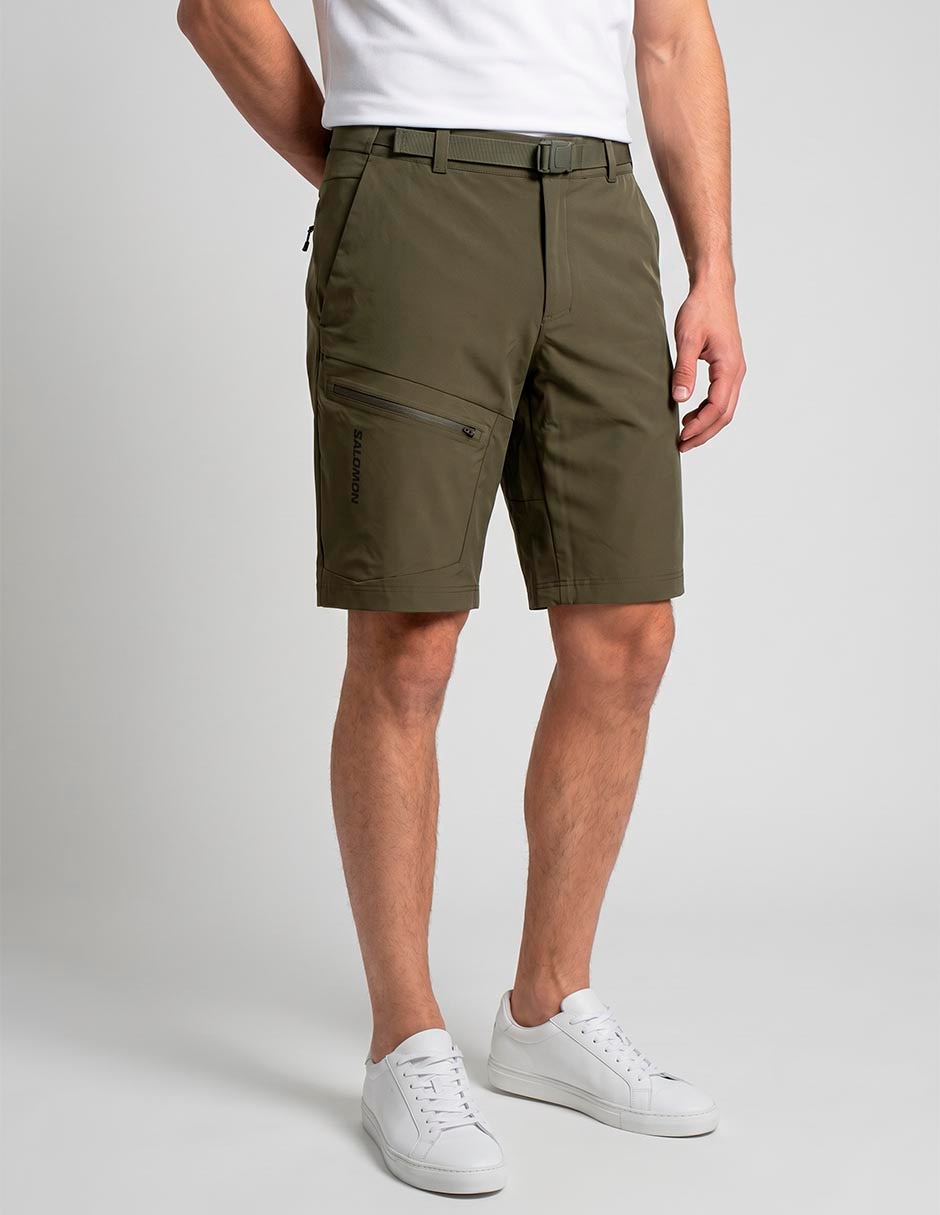 Set Short/Short Con Bolsillos Para Senderismo Hombre