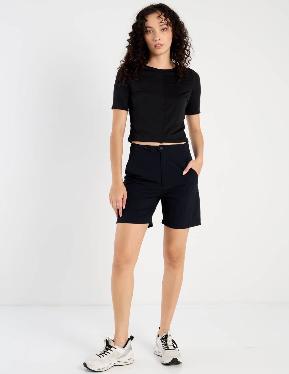 Short con bolsillos salomon para senderismo mujer