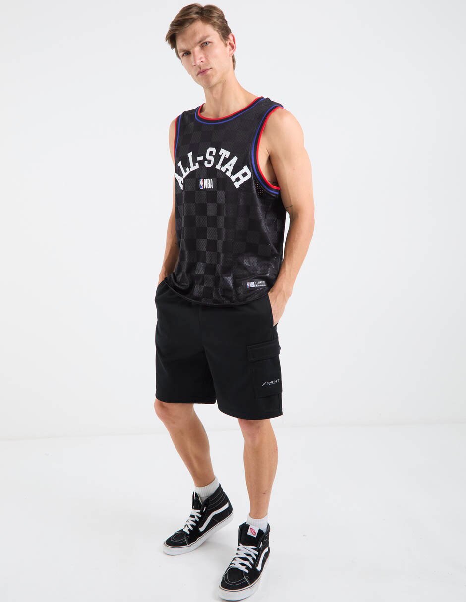 Jersey conmemorativo sin manga nba para hombre