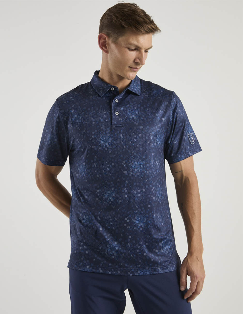 Playera deportiva para golf pga de hombre