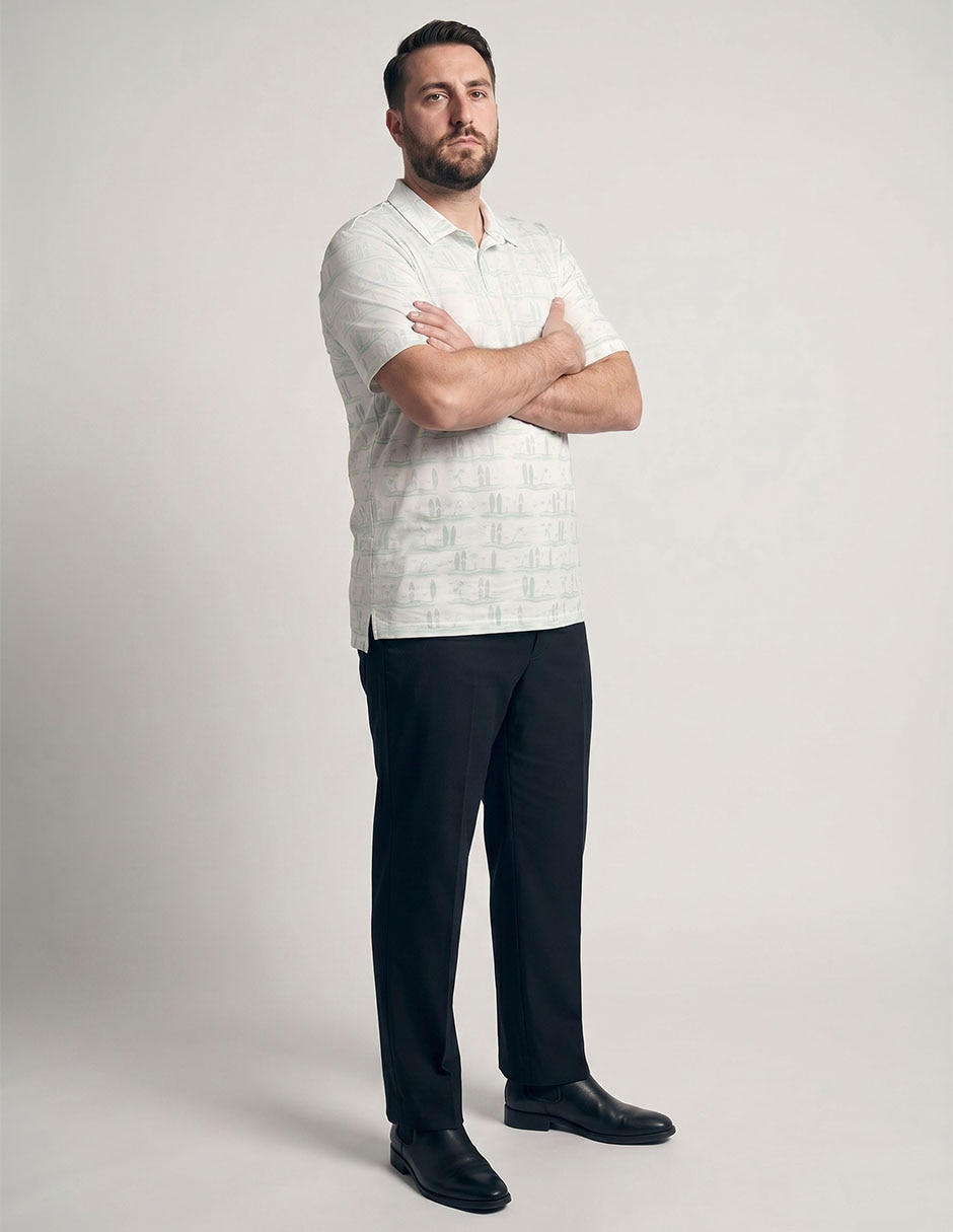 Playera deportiva para golf pga de hombre