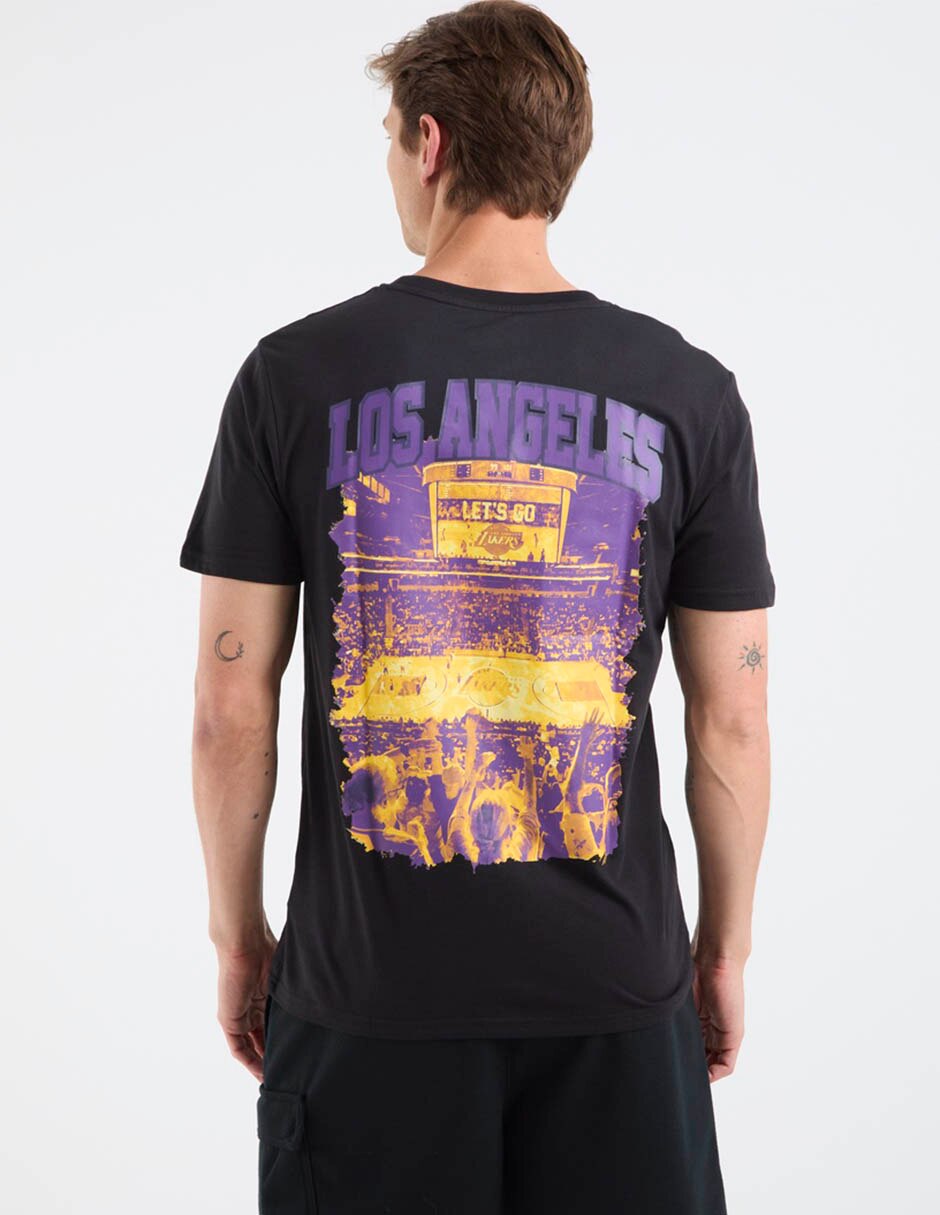 Playera Los Angeles Lakers manga corta para hombre 6