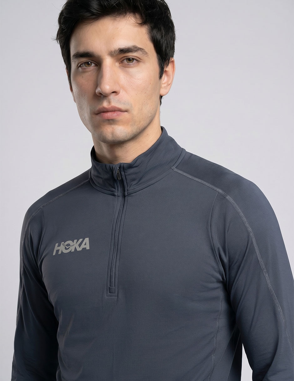 Chamarra para correr hoka para hombre
