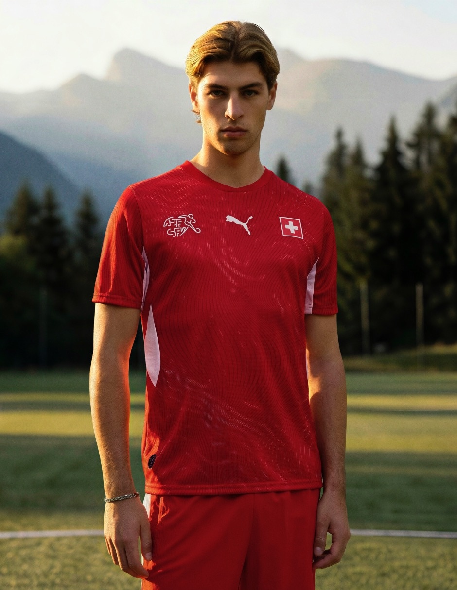 Jersey de Selección de fútbol de Suiza local para hombre 3