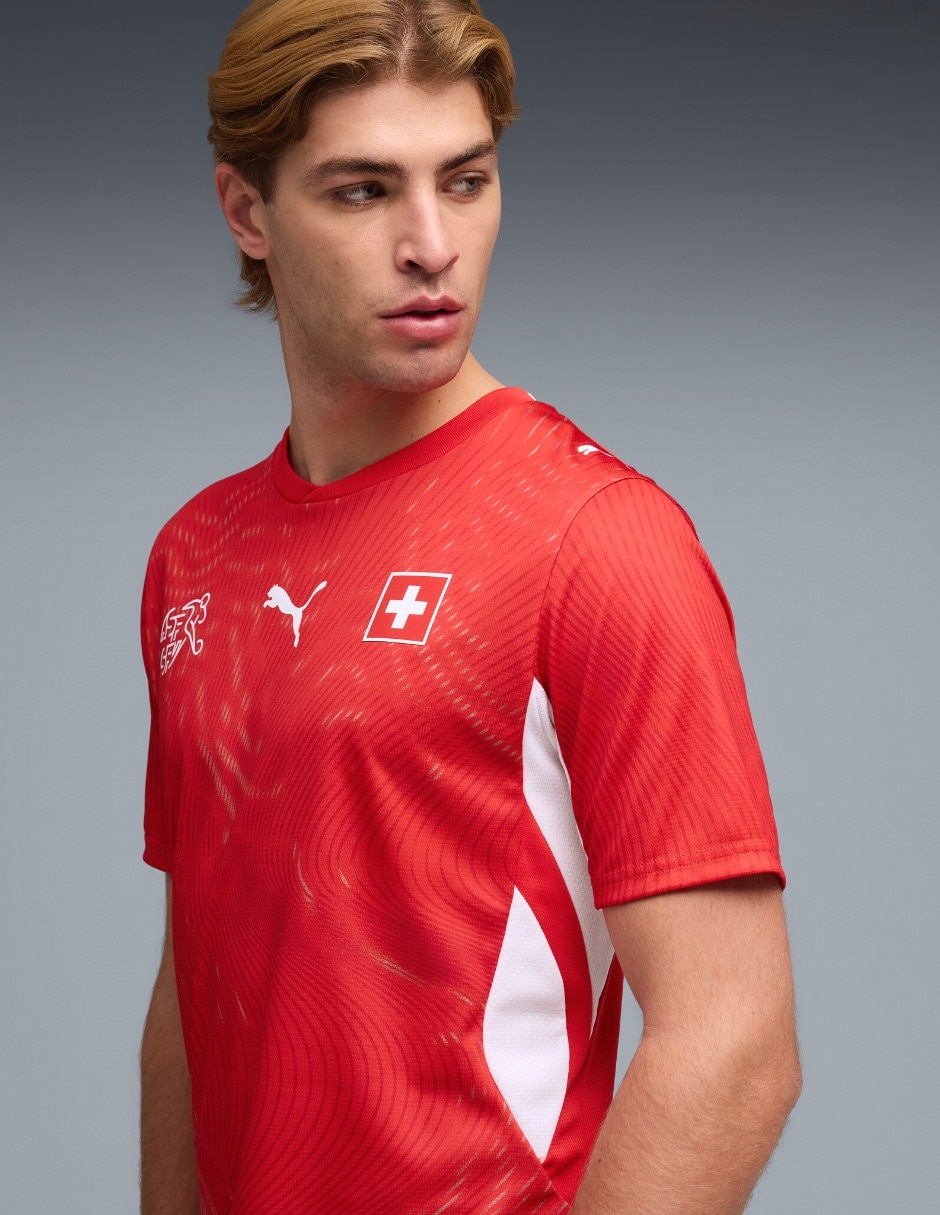Jersey de Selección de fútbol de Suiza local para hombre 4