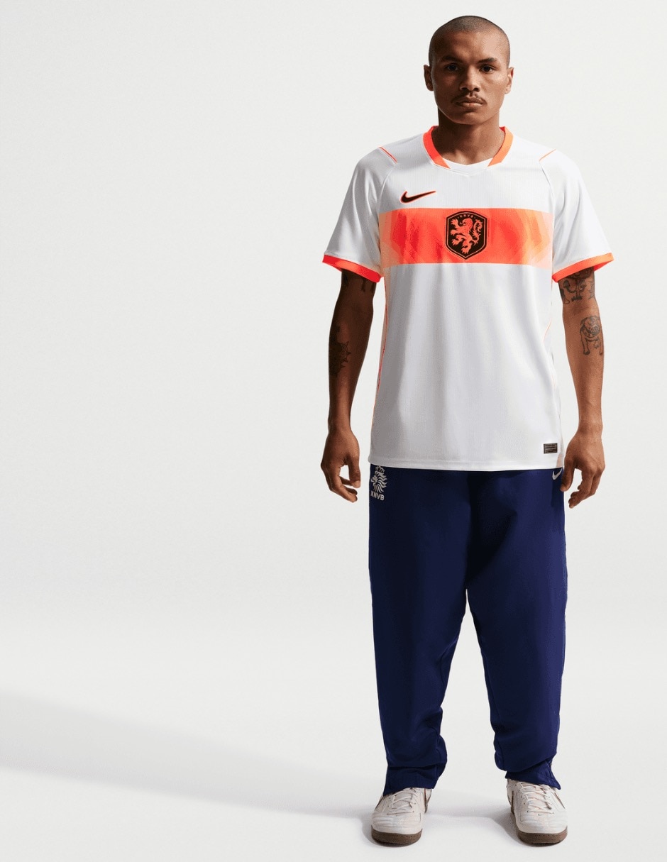 Jersey de Selección de fútbol de los Países Bajos visitante fan para hombre 4