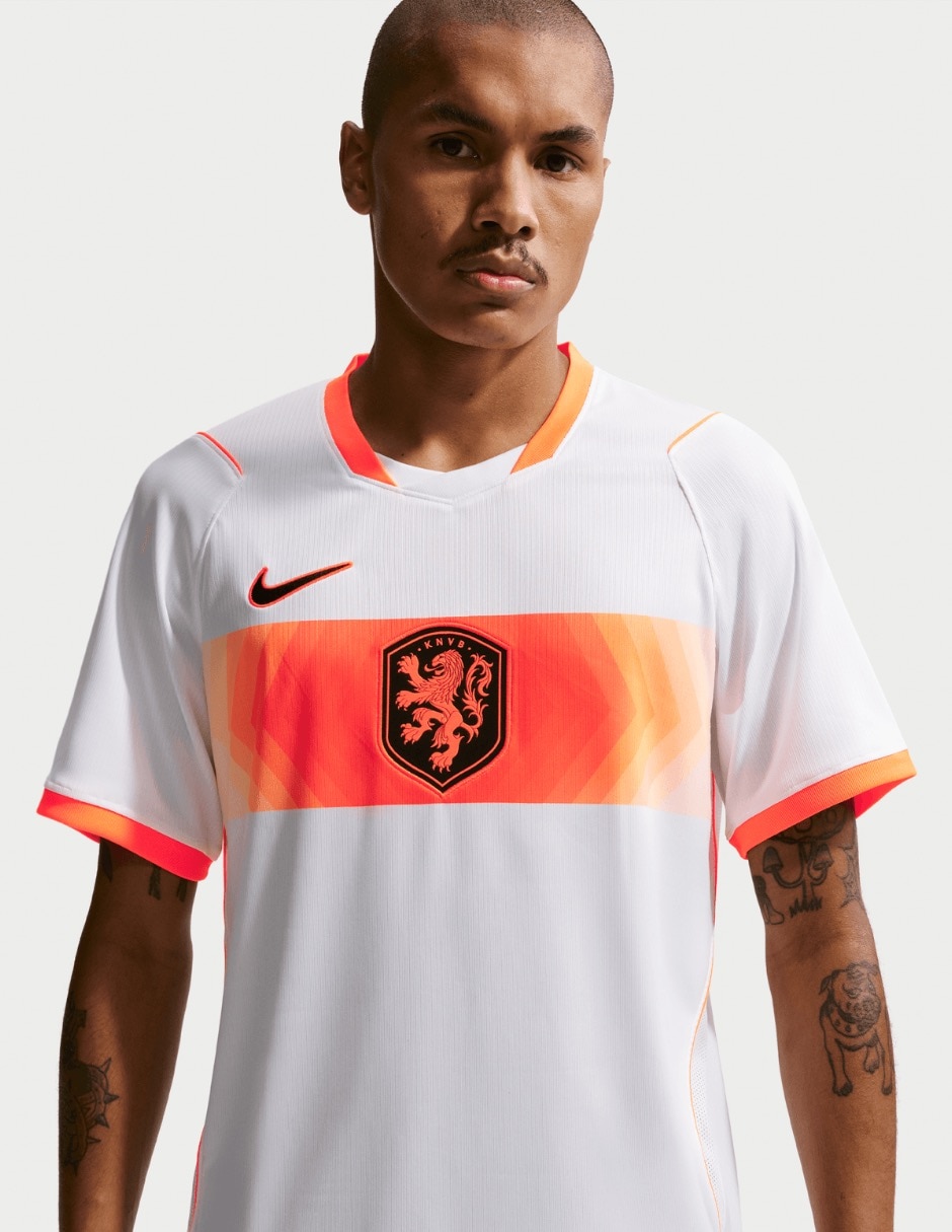 Jersey de Selección de fútbol de los Países Bajos visitante fan para hombre 8