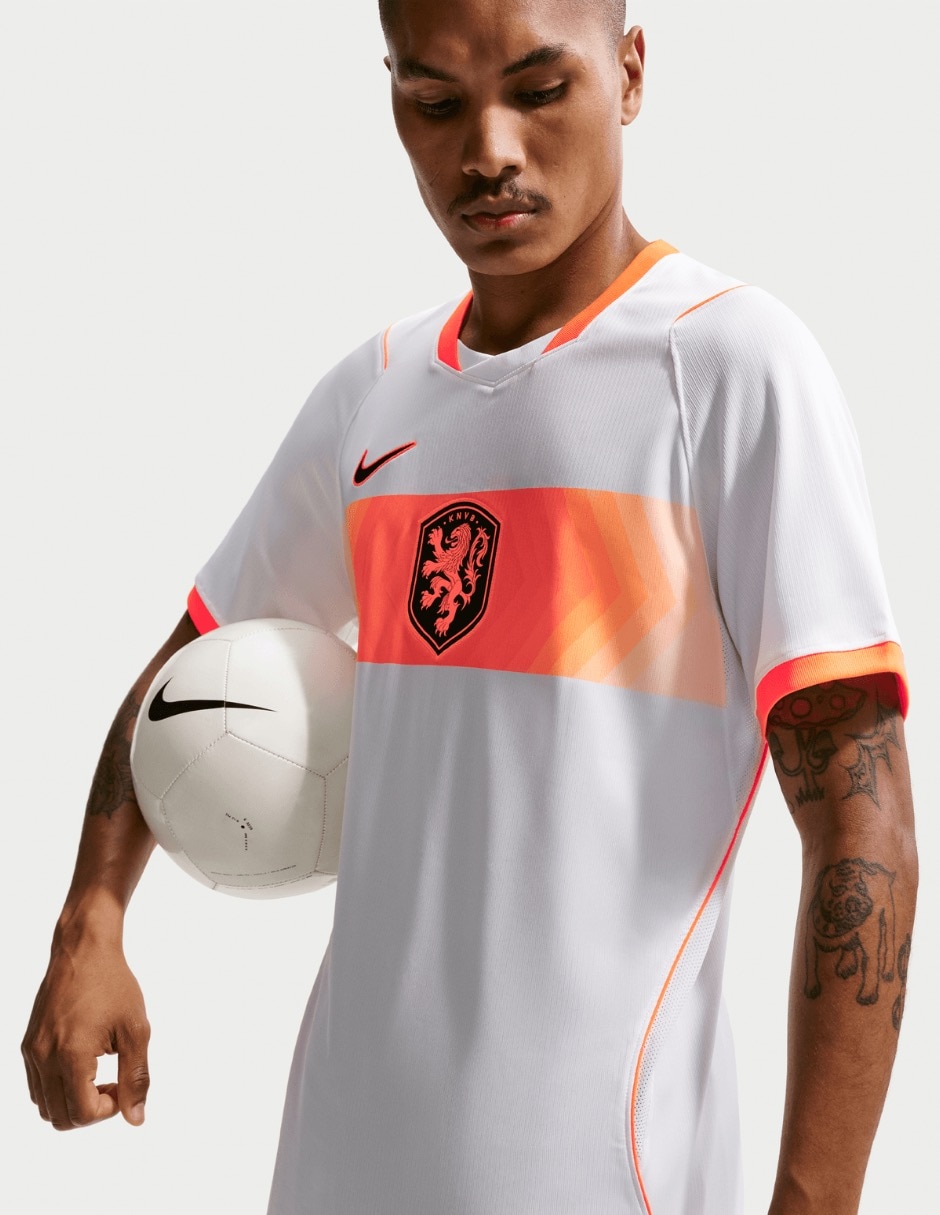 Jersey de Selección de fútbol de los Países Bajos visitante fan para hombre 6
