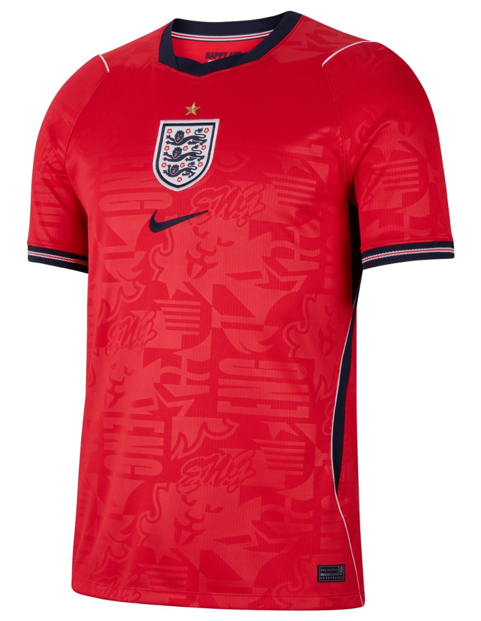 Jersey de Selección de fútbol de Inglaterra visitante Mundial Nike para hombre