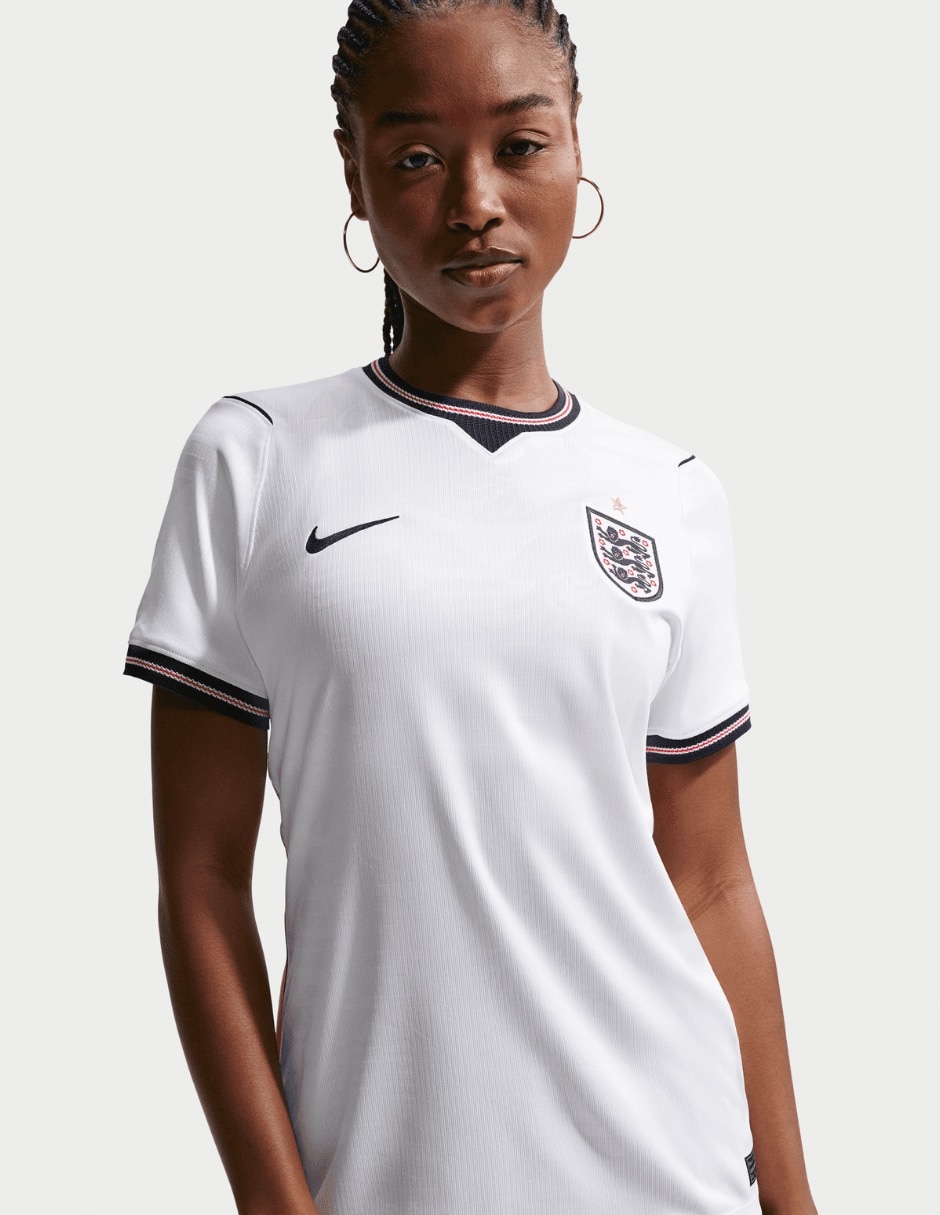 Jersey de Selección de Fútbol de Inglaterra local manga corta Nike para mujer