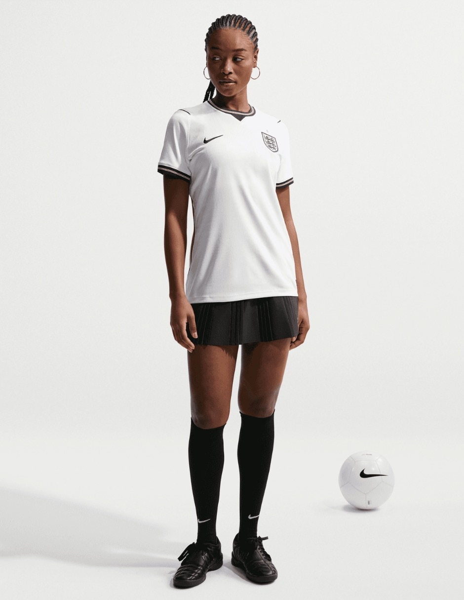 Jersey de Selección de Fútbol de Inglaterra local manga corta Nike para mujer