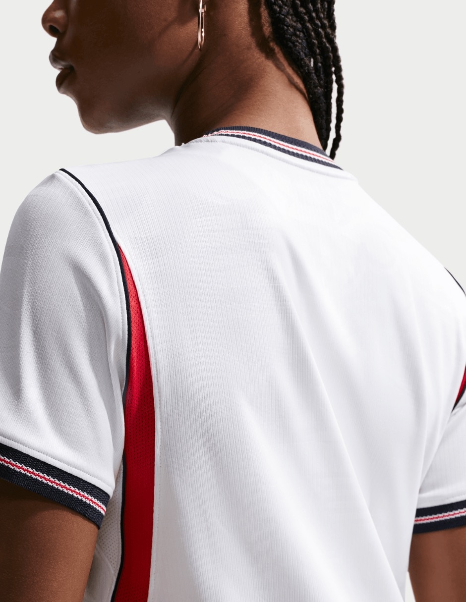 Jersey de Selección de Fútbol de Inglaterra local manga corta Nike para mujer