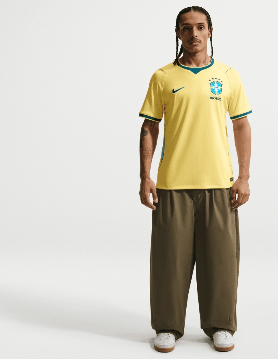 Jersey de Selección de fútbol de Brasil local para hombre 4