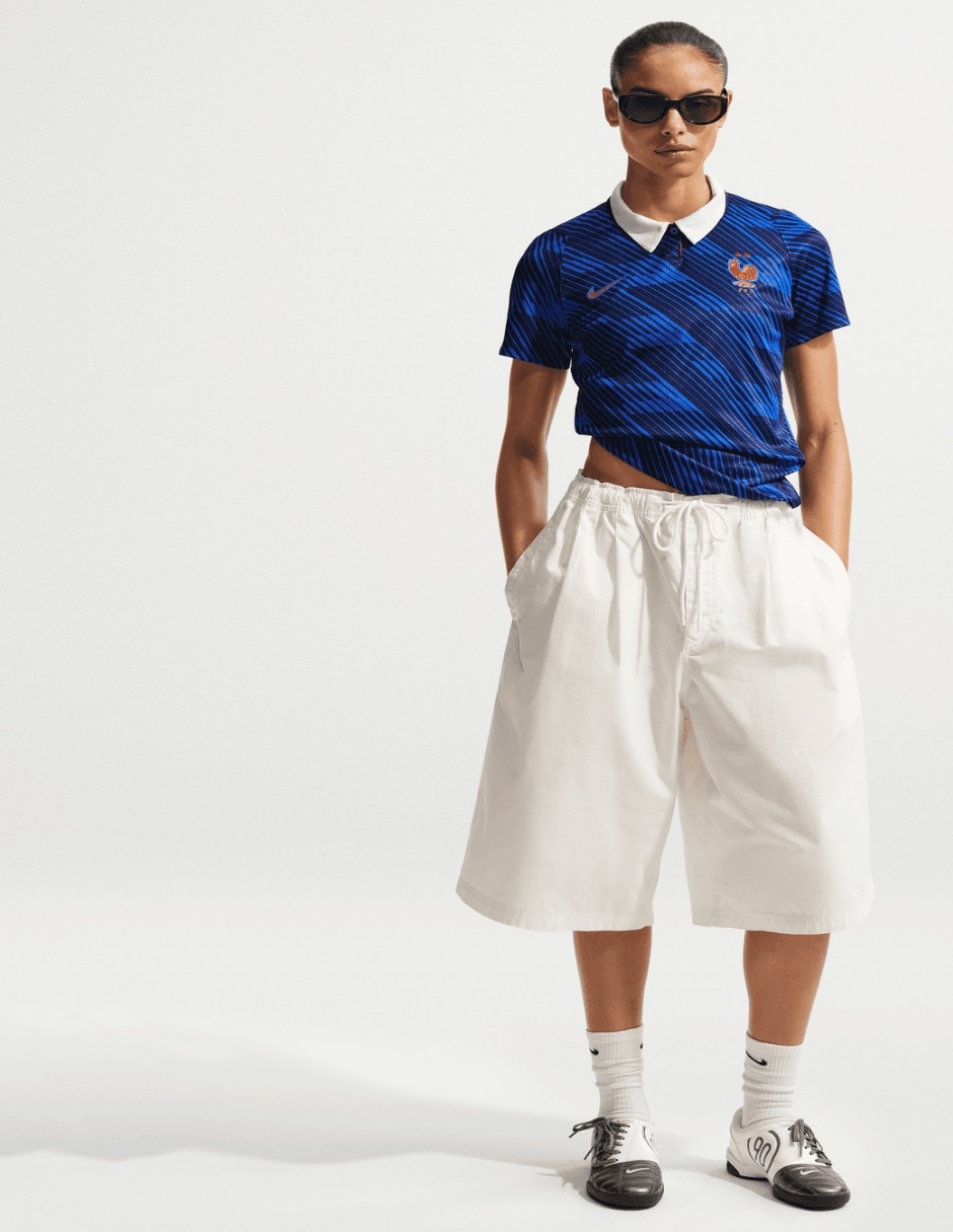 Jersey de Selección de Fútbol de Francia local manga corta Nike para mujer