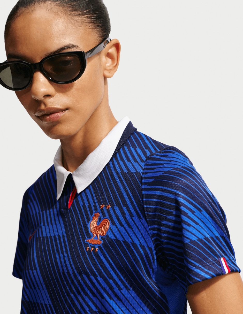 Jersey de Selección de Fútbol de Francia local manga corta Nike para mujer
