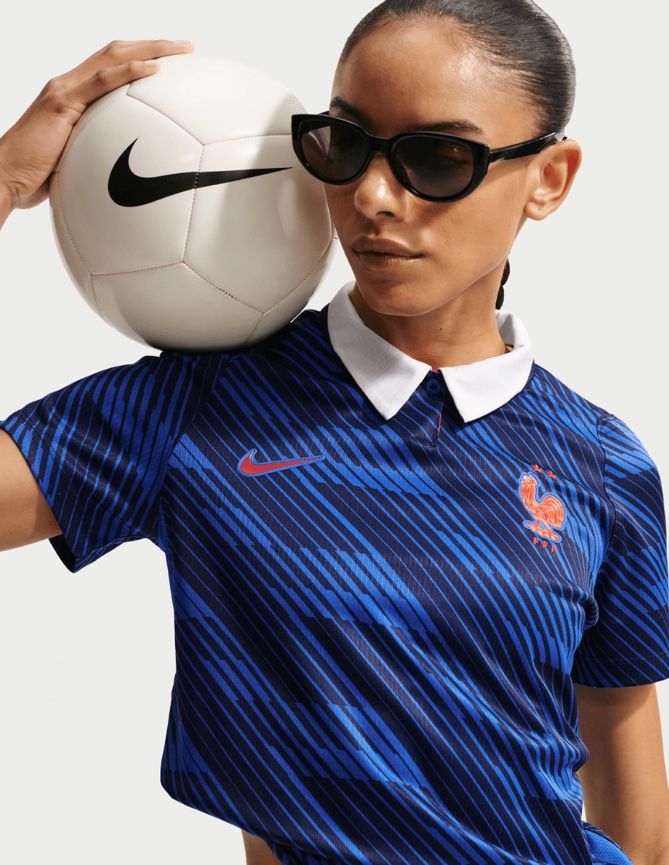 Jersey de Selección de Fútbol de Francia local manga corta Nike para mujer