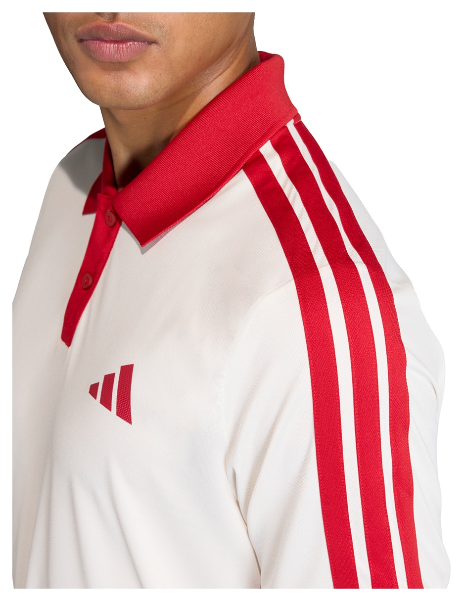 Playera tipo polo tennis Adidas para hombre