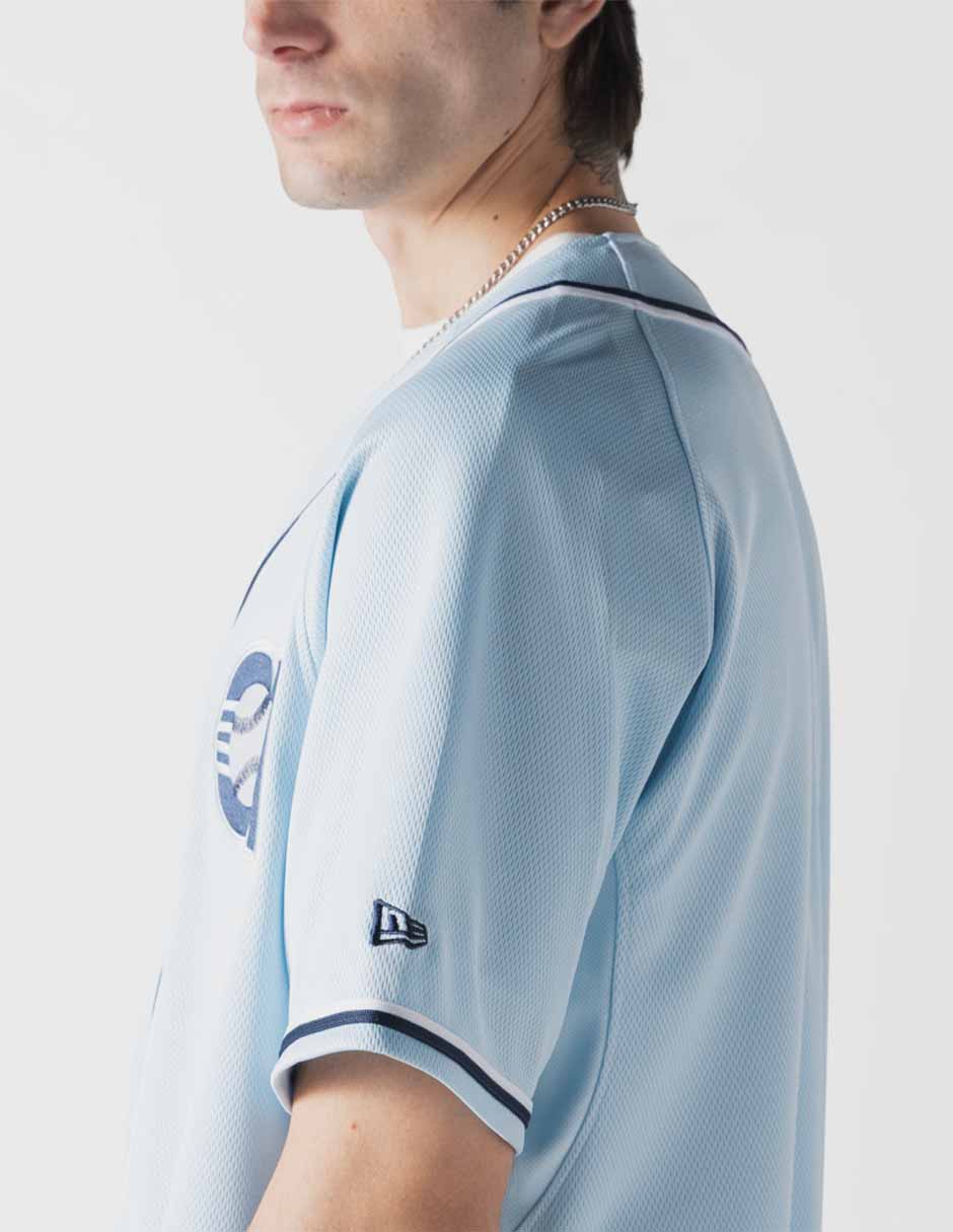 Jersey de charros de jalisco tercer equipo de manga corta new era para unisex
