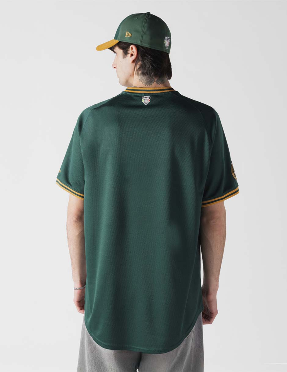 Jersey de bravos de león visitante de manga corta new era para unisex