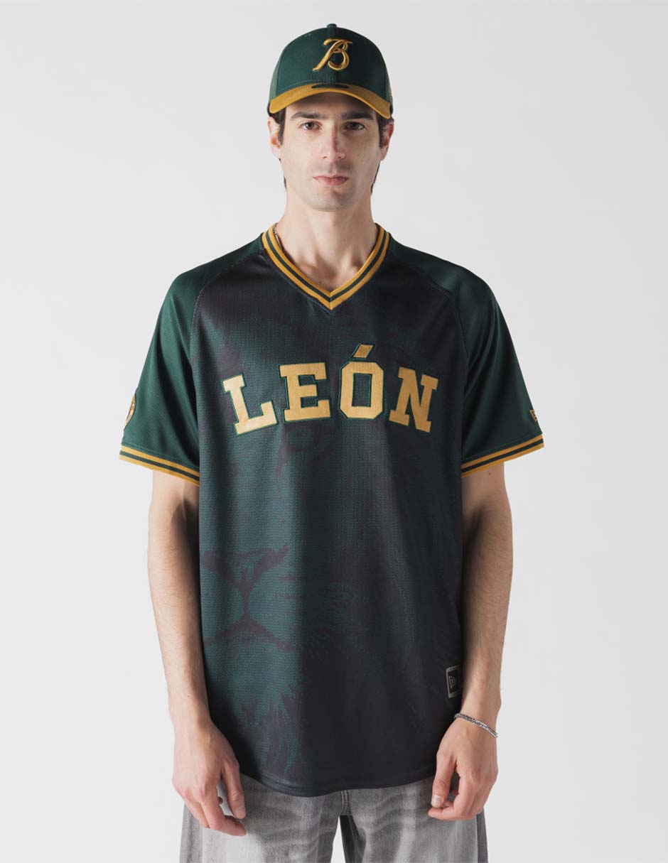 Jersey de bravos de león visitante de manga corta para unisex