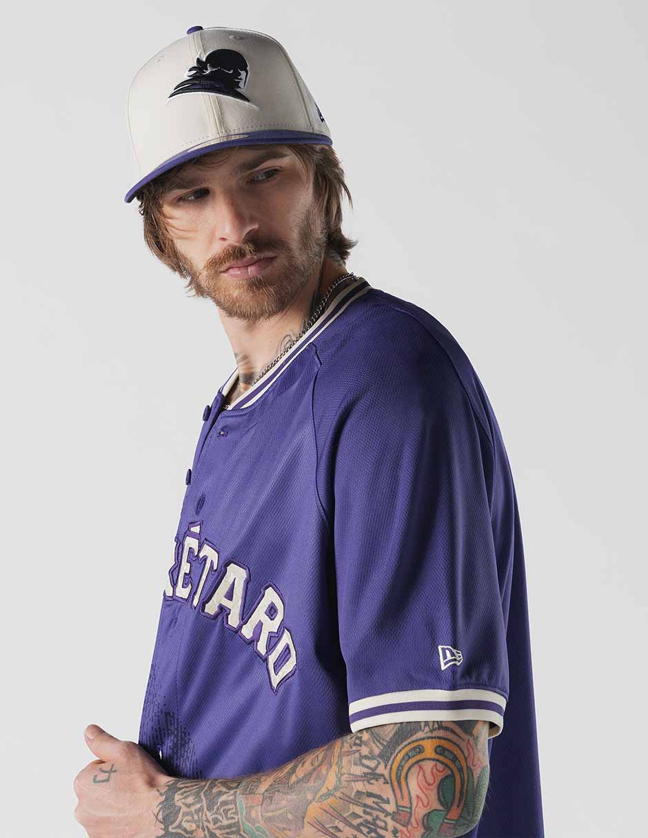 Jersey de conspiradores de querétaro visitante de manga corta new era para unisex
