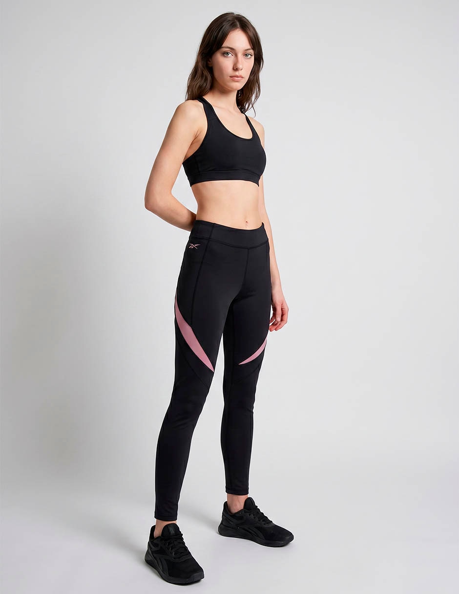 Malla reebok compresión media para mujer