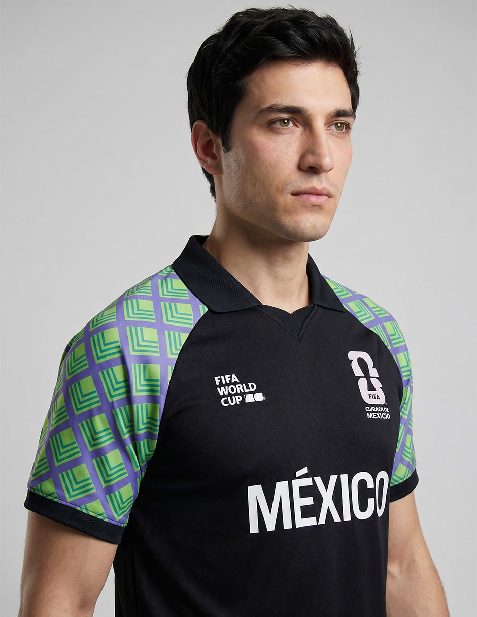 Playera deportiva para fútbol FIFA México CDMX Selección Nacional de México de hombre