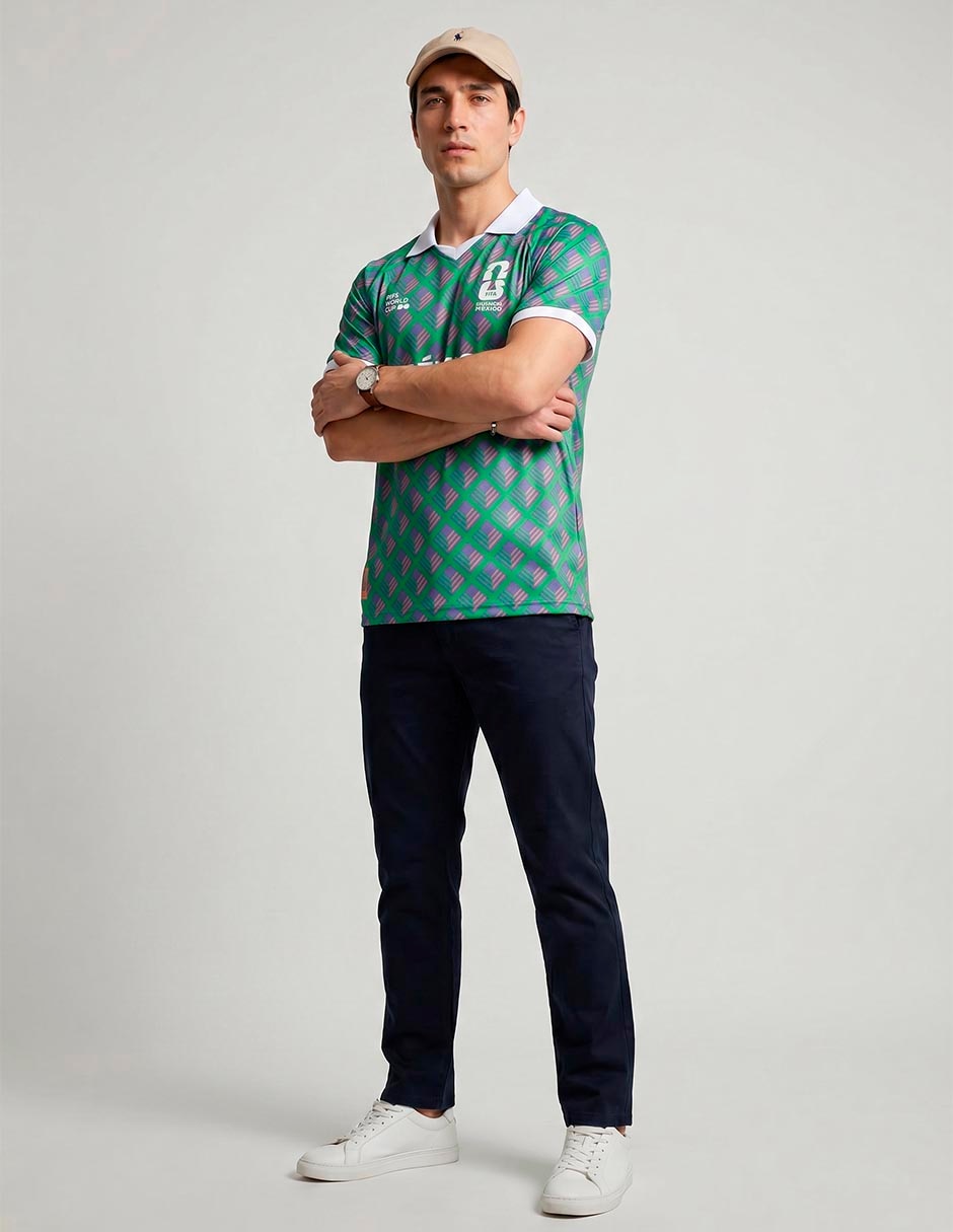 Playera deportiva para fútbol fifa méxico cdmx selección nacional de méxico de hombre 3