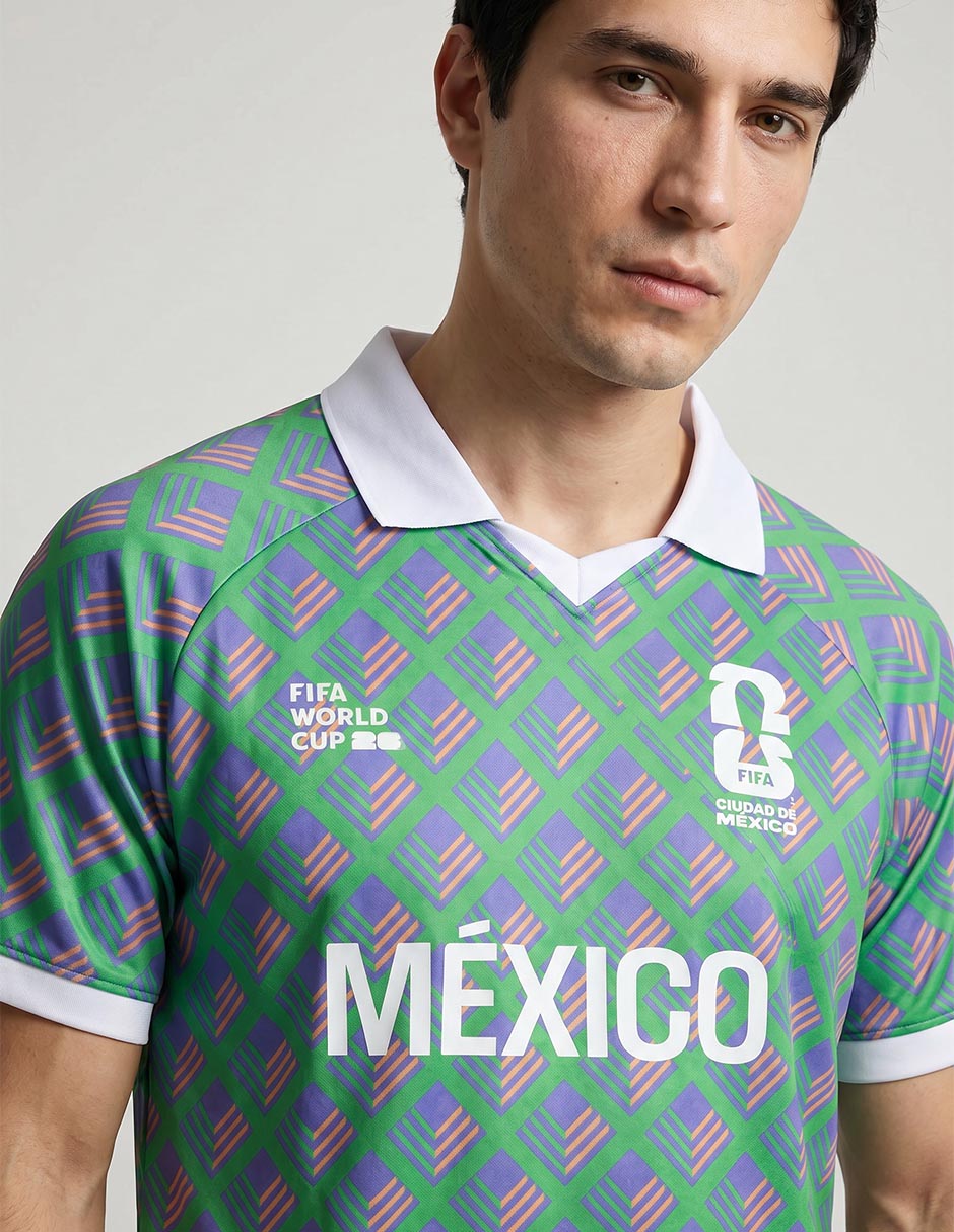 Playera deportiva para fútbol fifa méxico cdmx selección nacional de méxico de hombre 4