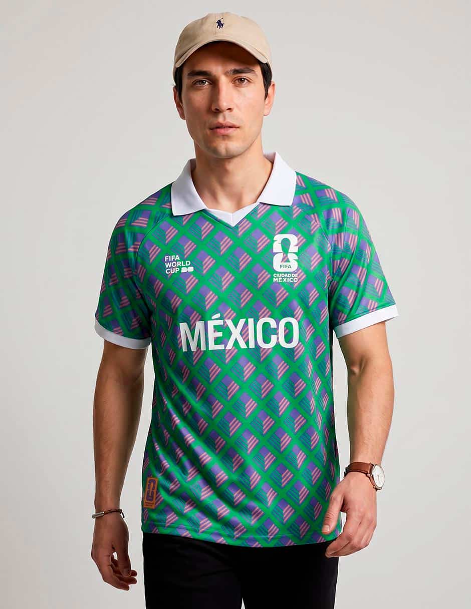 Playera deportiva para fútbol fútbol fifa méxico cdmx selección nacional de méxico de hombre