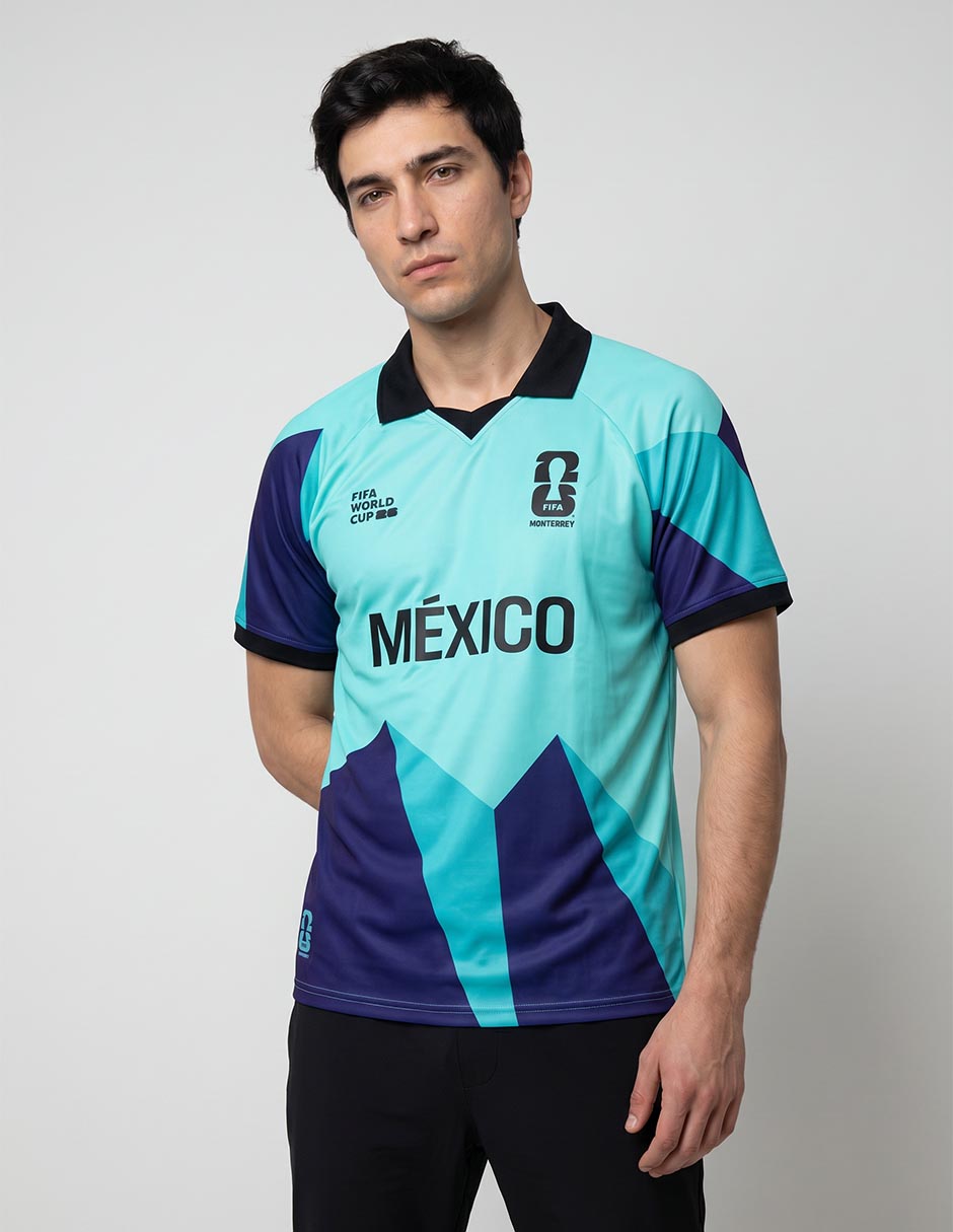 Playera deportiva para fútbol fifa méxico monterrey selección nacional de méxico de hombre 1