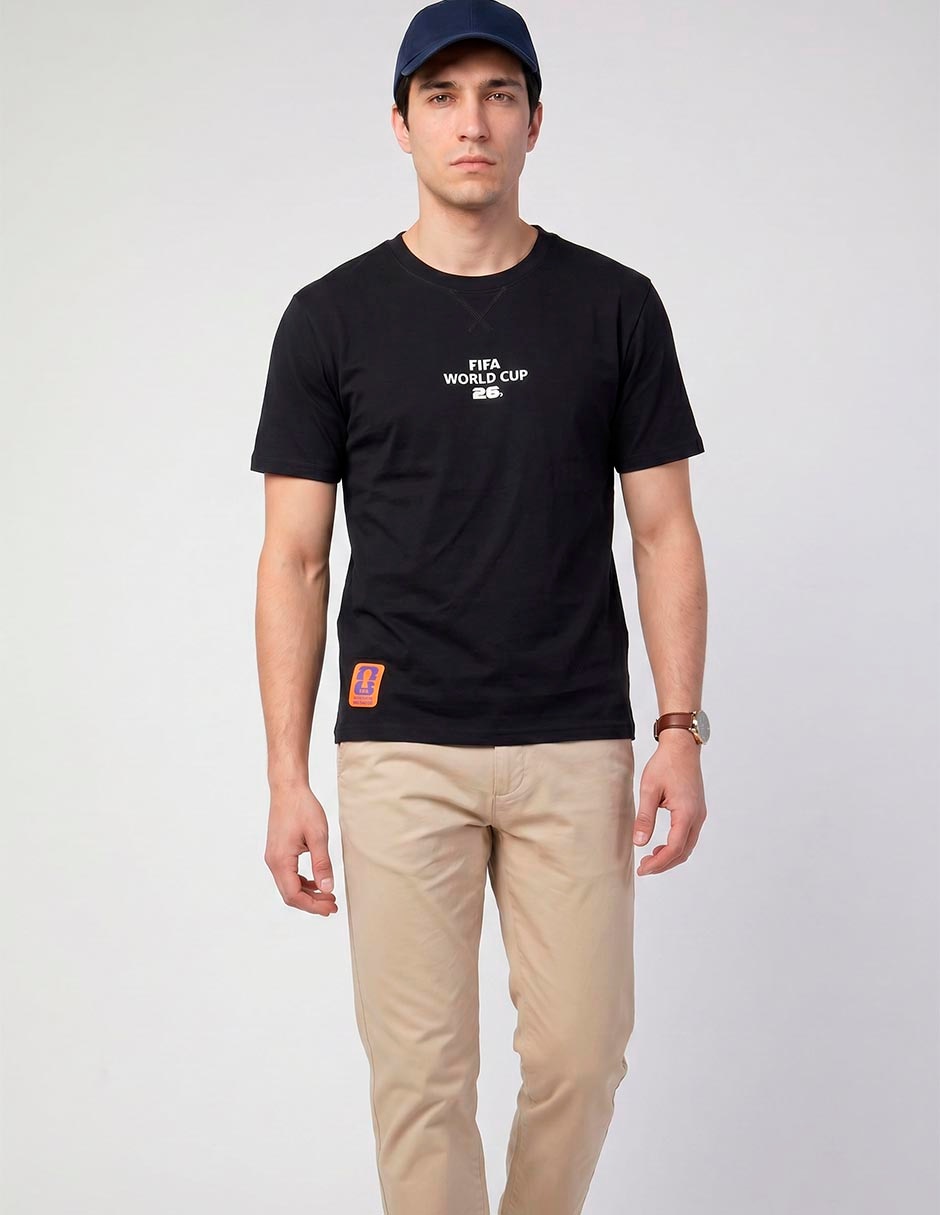 Playera deportiva para fútbol fifa cdmx de hombre