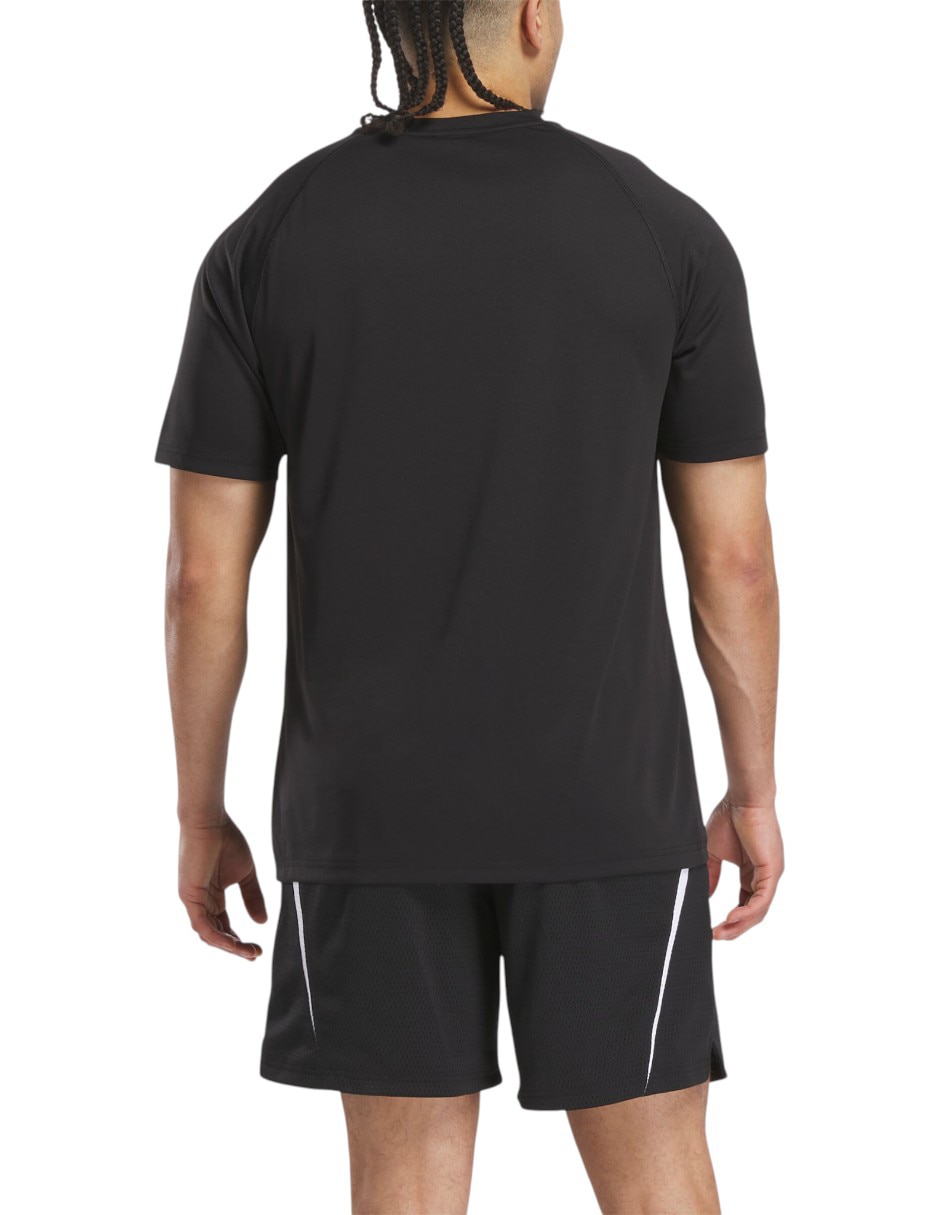 Playera deportiva para básquetbol Reebok de hombre