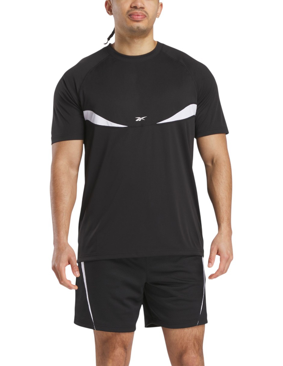 Playera deportiva para básquetbol Reebok de hombre