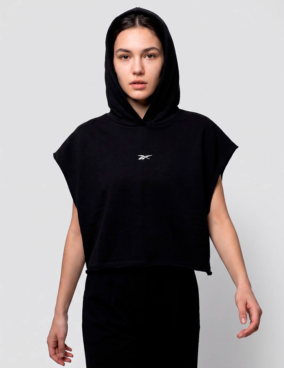 Playera con capucha para mujer