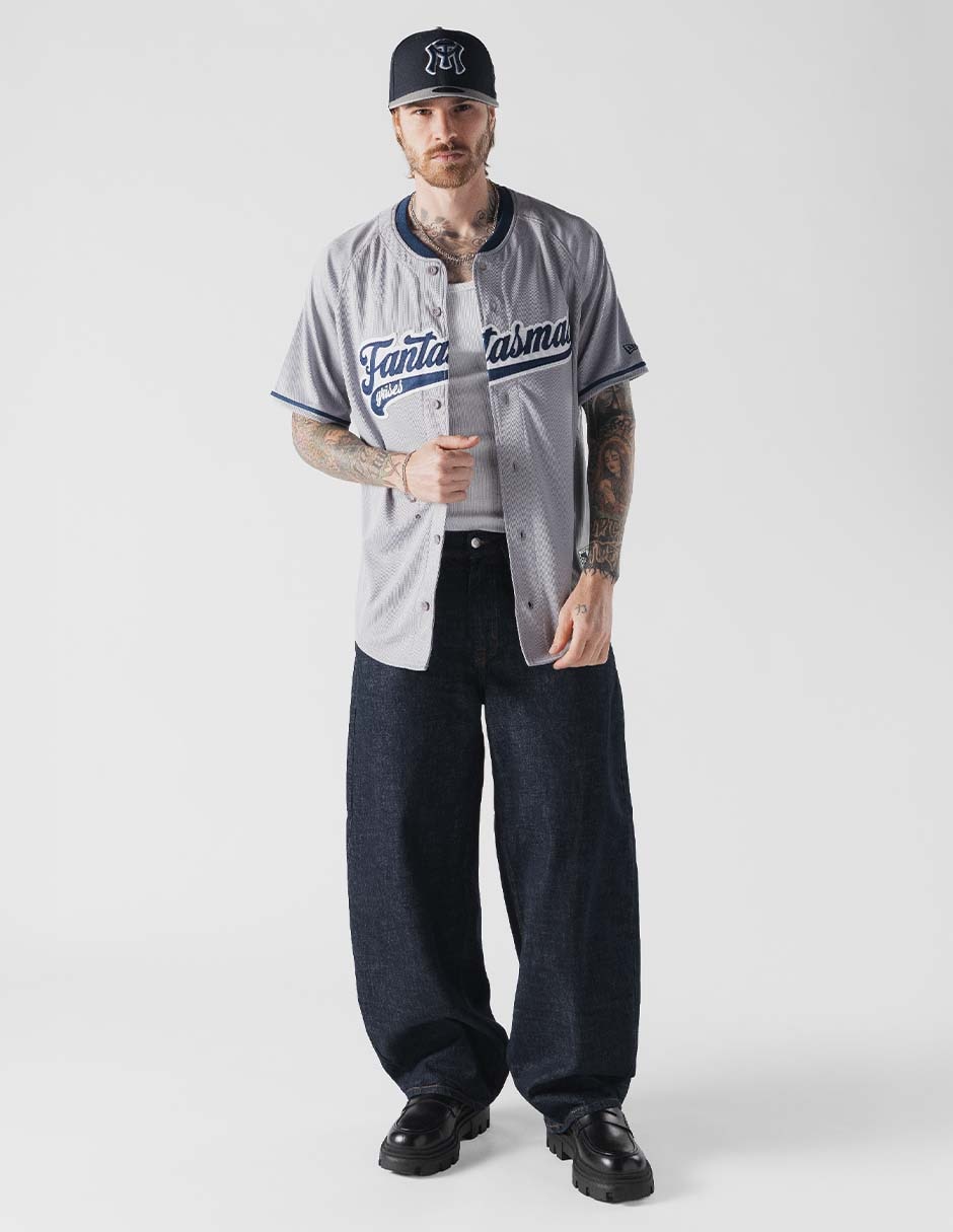 Jersey de sultanes de monterrey visitante manga corta new era unisex