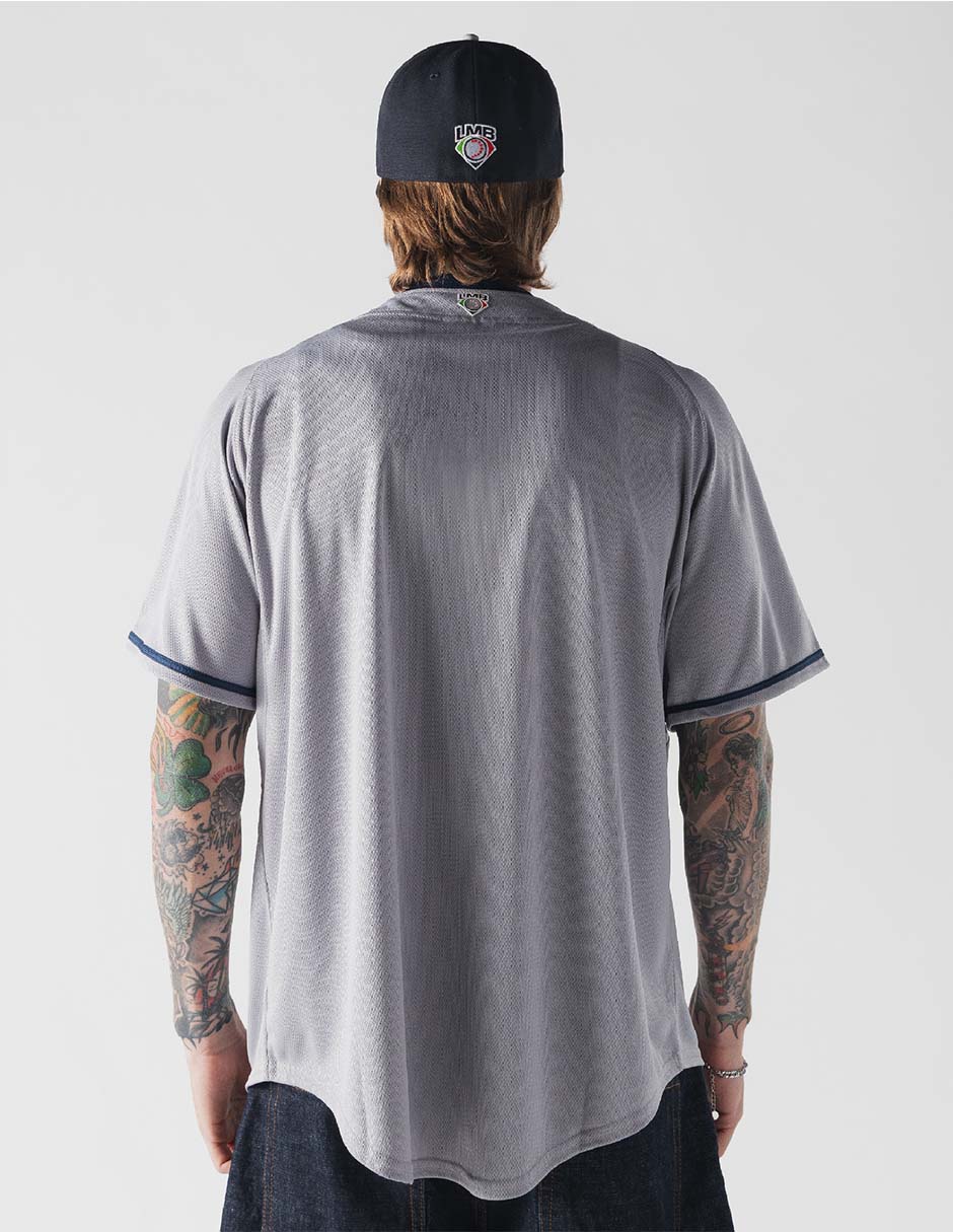 Jersey de sultanes de monterrey visitante manga corta new era unisex