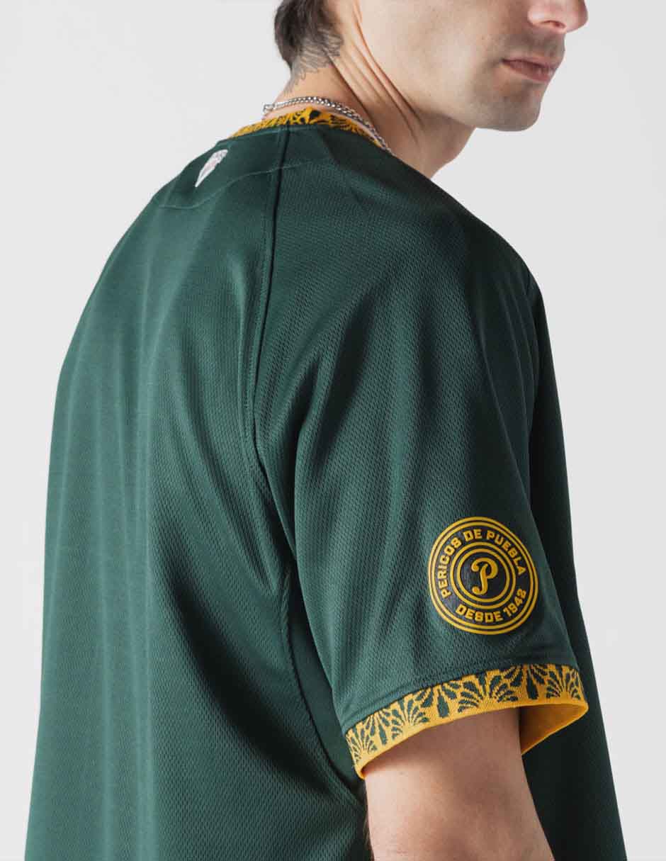 Jersey de Pericos de Puebla visitante manga corta New Era unisex