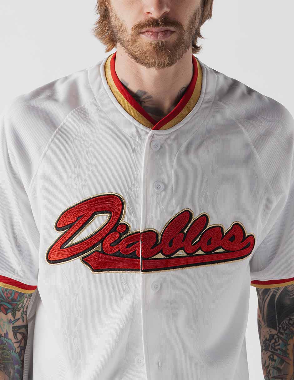 Jersey de diablos rojos del méxico local manga corta new era unisex