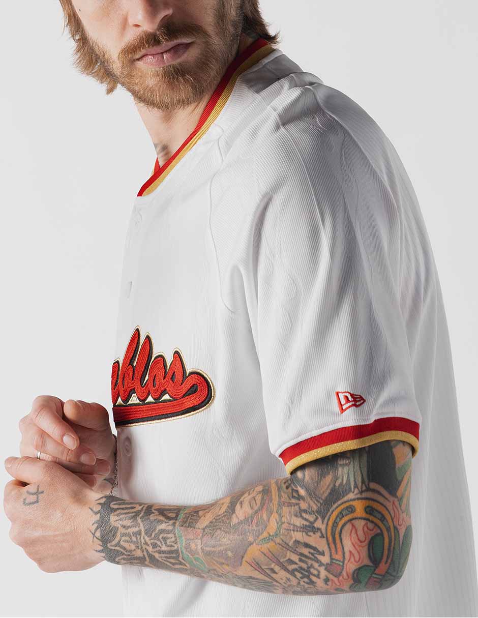 Jersey de diablos rojos del méxico local manga corta new era unisex