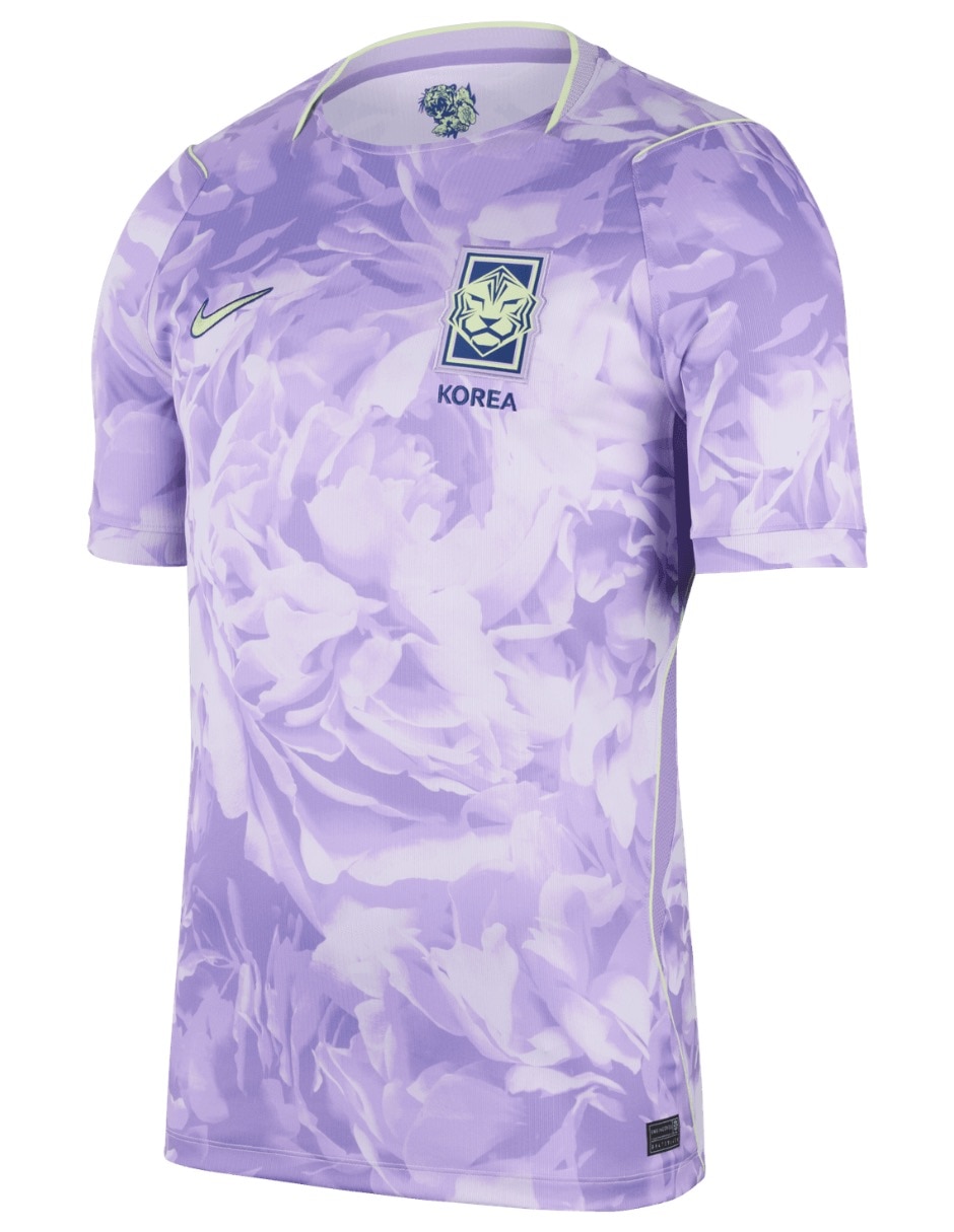 Jersey de Selección Nacional de Corea del Sur visitante manga corta Mundial Nike jugador para hombre