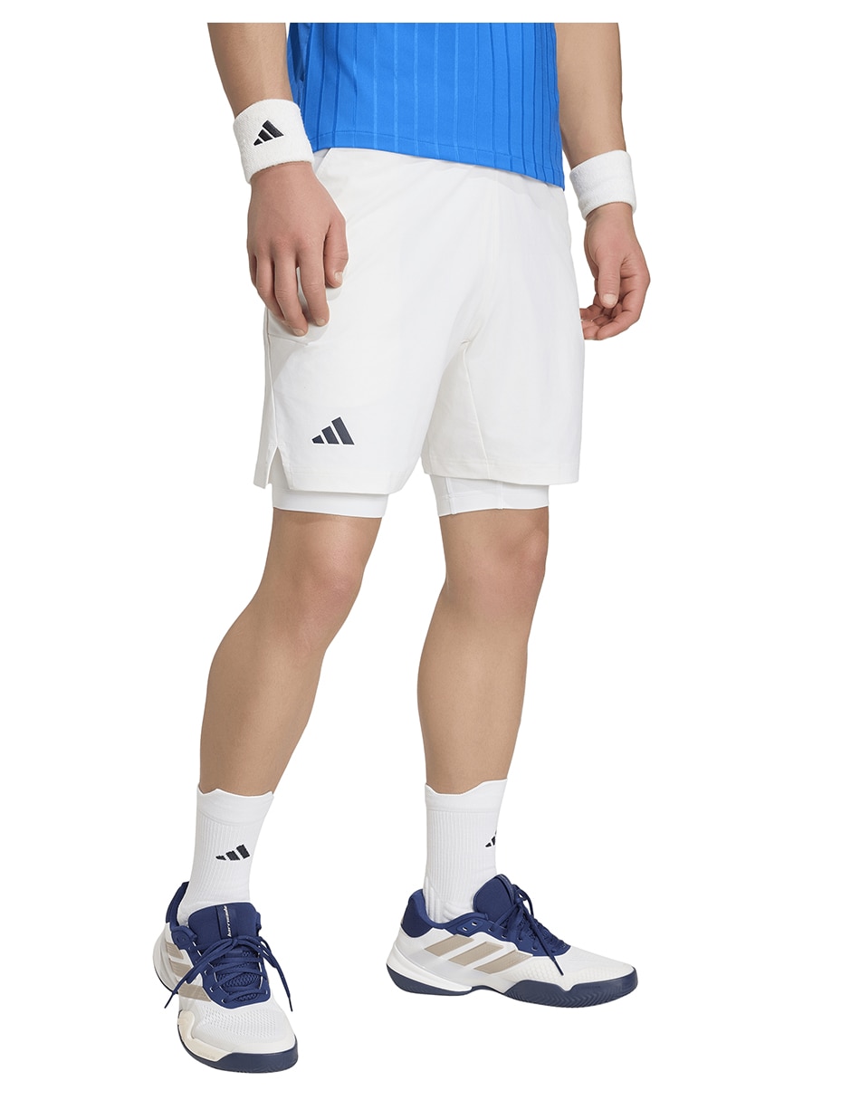 Short con malla con bolsillos 'para' deporte con raqueta hombre