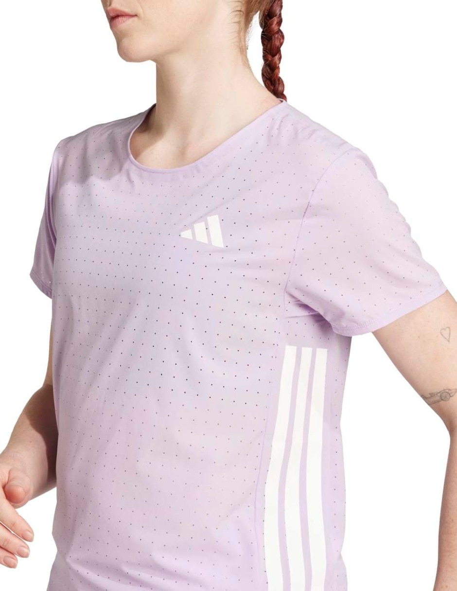 Playera deportiva para correr Adidas de mujer
