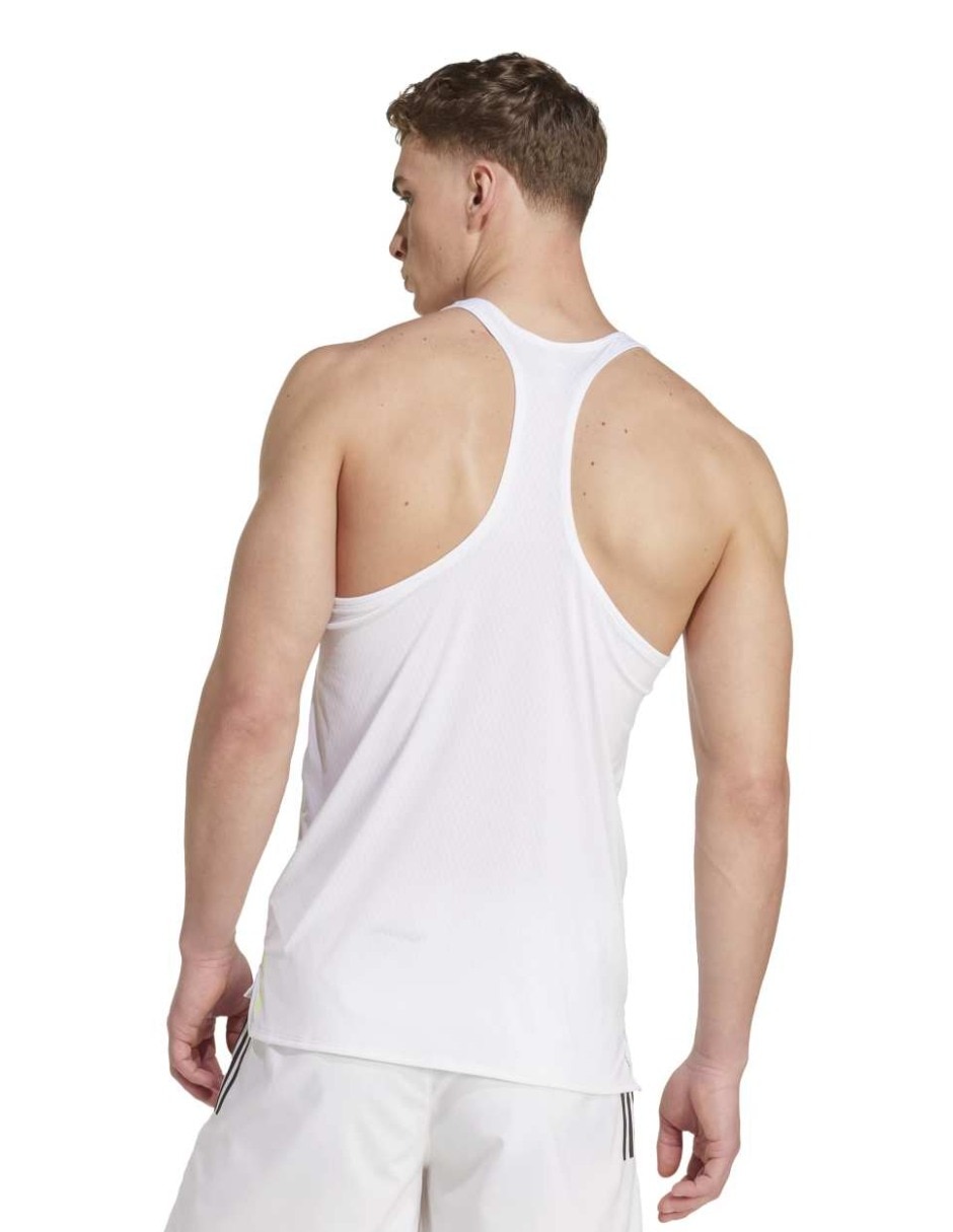 Playera deportiva para correr Adidas de hombre