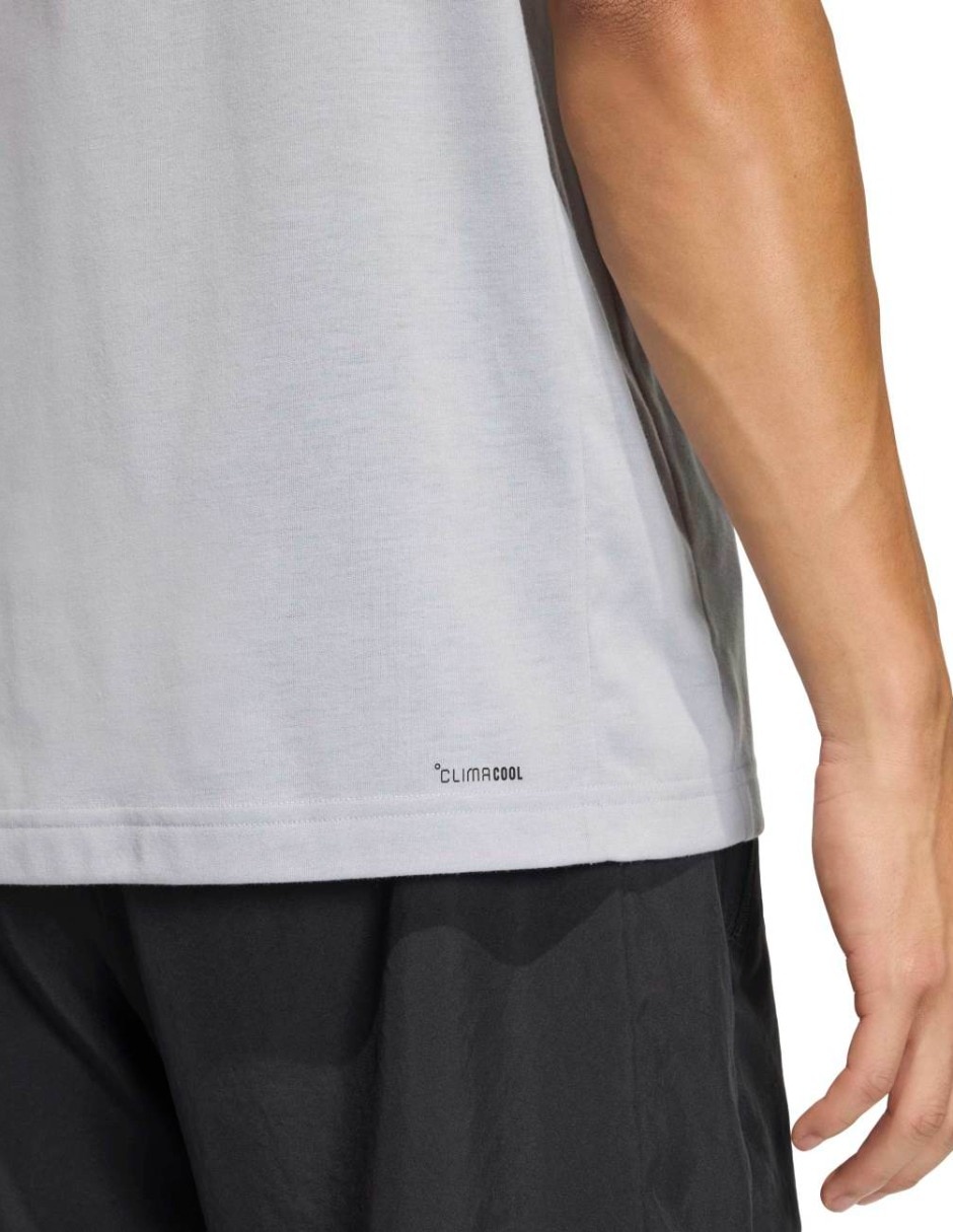 Playera deportiva para entrenamiento Adidas de hombre