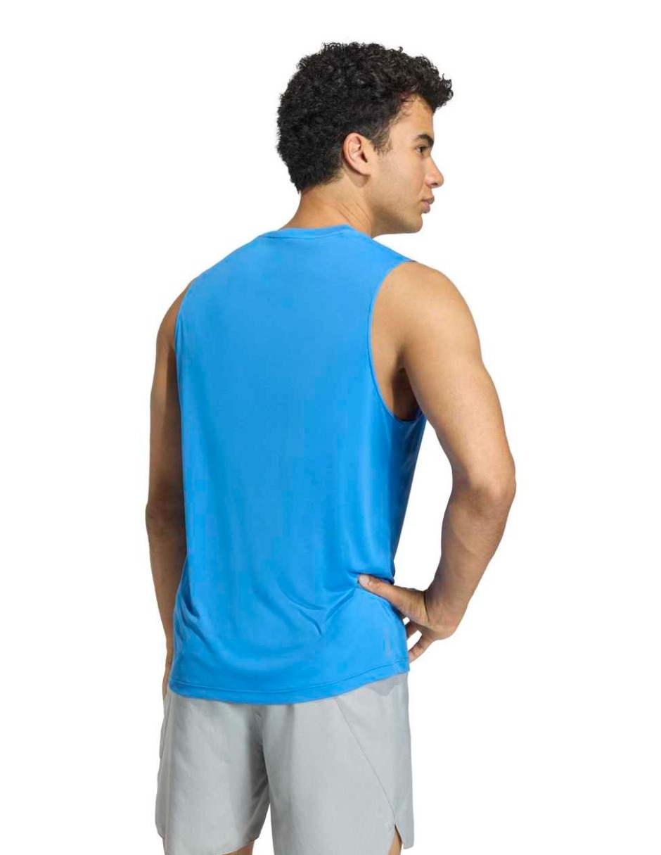 Playera deportiva para correr Adidas de hombre