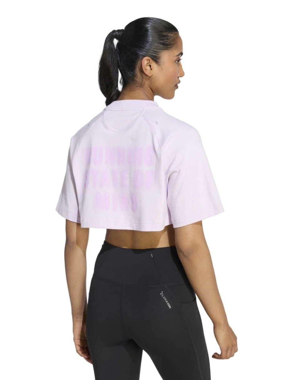 Playera deportiva para correr de mujer 3