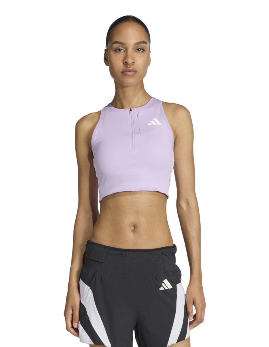 Playera deportiva para correr Adidas de mujer