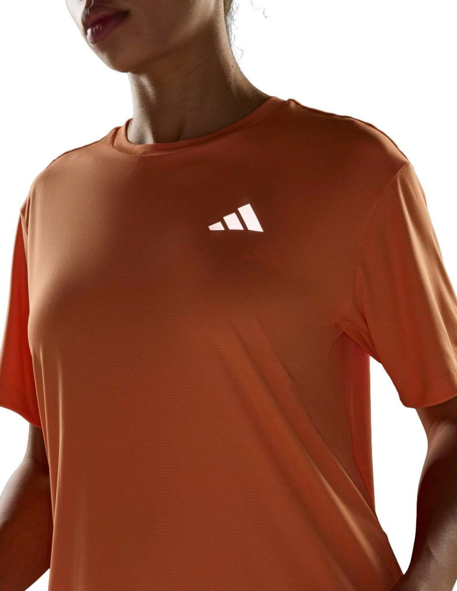 Playera deportiva para correr Adidas de mujer
