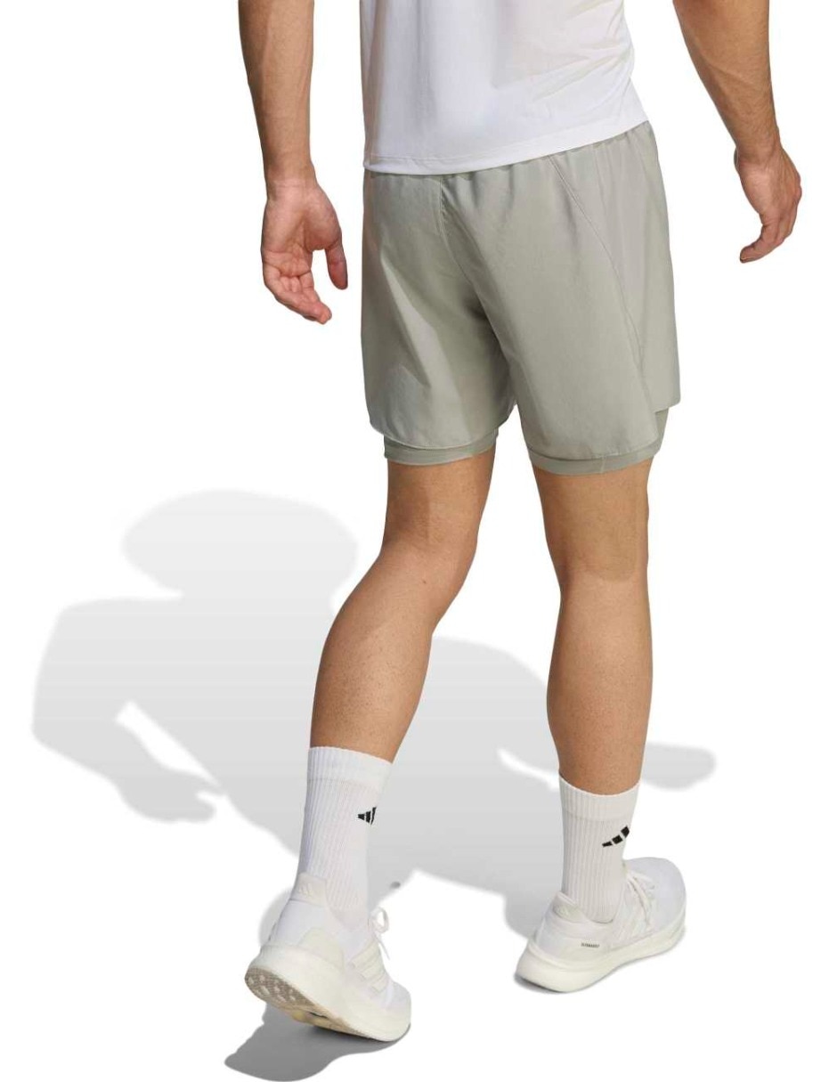 Short adidas con bolsillos para correr hombre